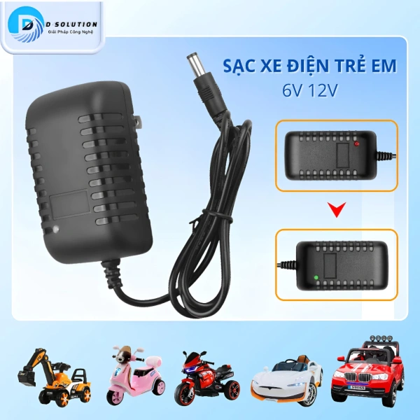 Đèn báo tự ngắt trên sạc nhanh cho xe điện trẻ em thực sự giúp ngăn mất pin giữa chừng