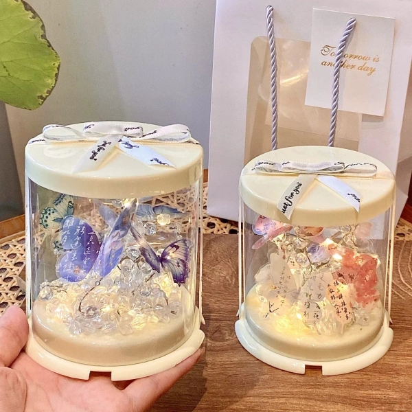 DIY đèn trang trí bướm mini tạo không gian lãng mạn, nhưng việc bảo quản cánh vẽ tay lại là bất ngờ khó ngờ