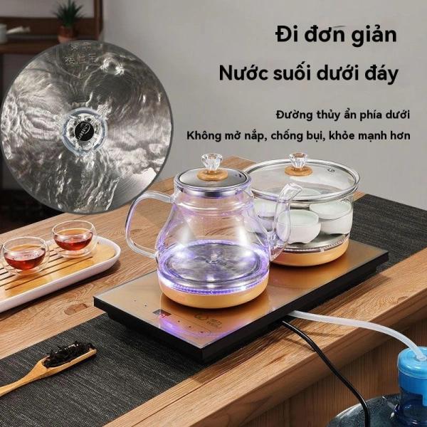 Độ bền của ấm đun nước tự động thép không gỉ vượt mong đợi, nhưng một chi tiết nhỏ lại gây rò rỉ nước thường ngày