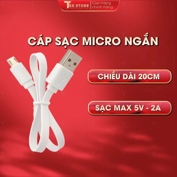 Độ dài tối ưu của cáp sạc micro USB thay đổi cách sắp xếp pin dự phòng trong balo