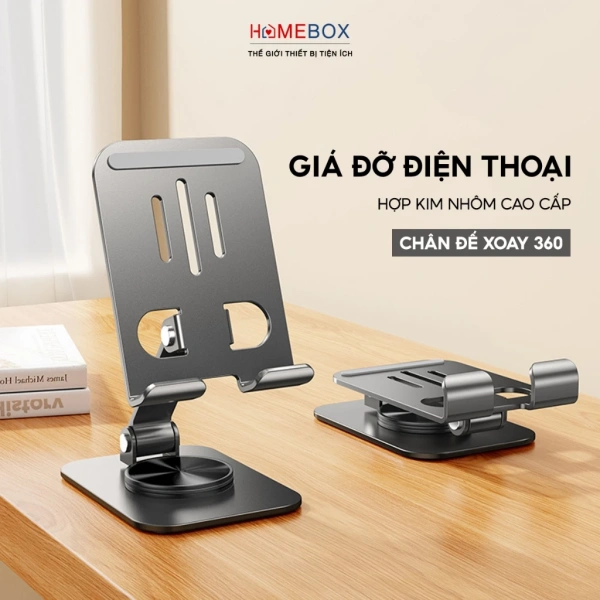 Độ ổn định giảm khi giá đỡ điện thoại xoay 360 được gập lại quá mỏng: lý do khiến livestream chập chờn