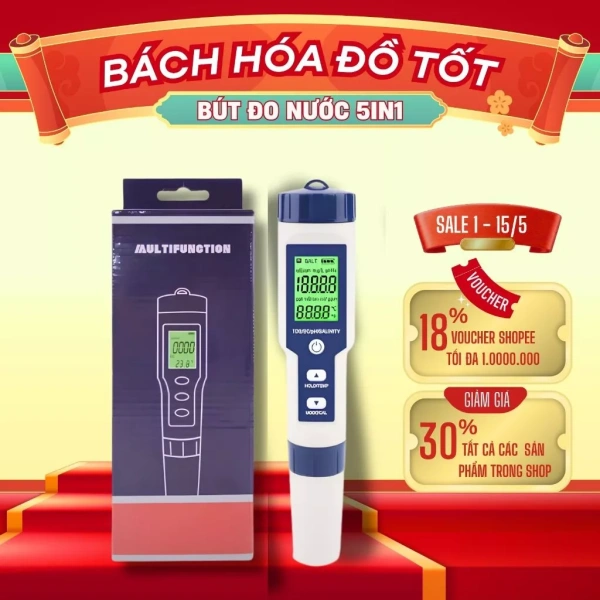 Đo pH, TDS, EC và nhiệt độ nước cùng một bút có thực sự đáp ứng nhu cầu kiểm soát chất lượng nước hàng ngày?