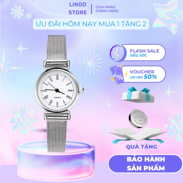 Đồng hồ nữ dây thép không gỉ bền đẹp: Khi sự chắc chắn lại làm khó việc thay pin