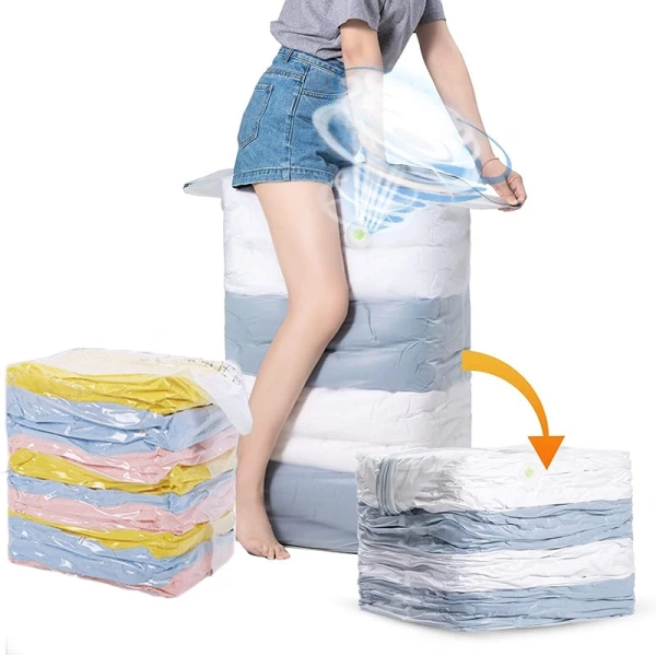 Đóng kín túi hút chân không khiến bộ sưu tập mùa đông không còn chiếm chỗ trong tủ.