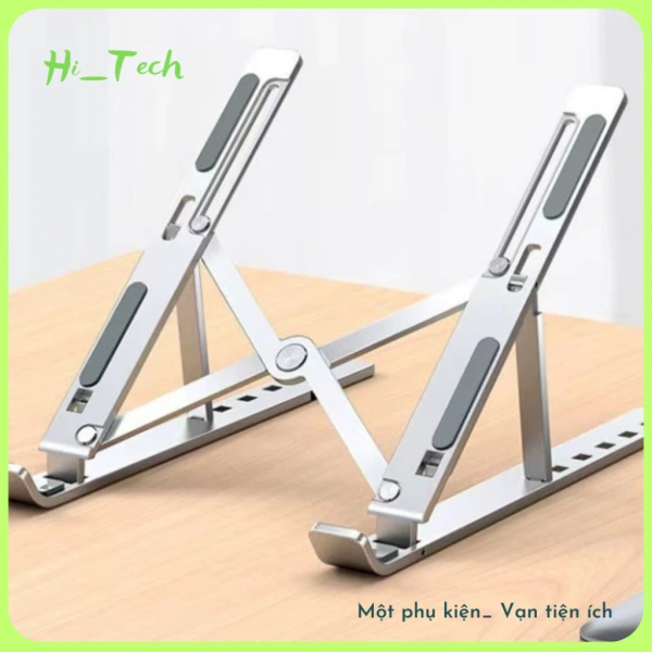 Giá đỡ laptop, Macbook và iPad nhôm điều chỉnh độ cao: giảm mỏi cổ nhanh, nhưng lại khiến bàn làm việc chật hẹp