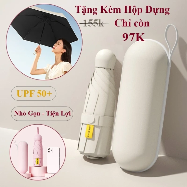 Giữa dòng mưa đột xuất và nắng gay gắt, ô mini gấp gọn trở thành giải pháp che nắng, che mưa bất ngờ mà ít ai nghĩ tới.