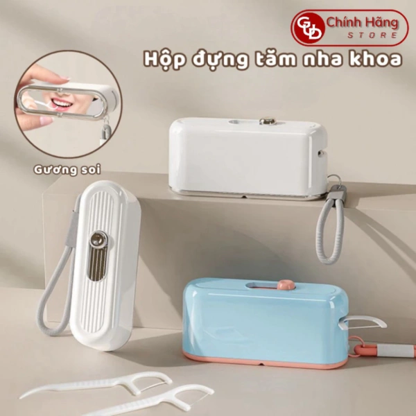 Hộp đựng tăm chỉ mini giữ sạch như hứa, nhưng chi tiết lắp nắp nhẹ nhàng lại gây bất ngờ khi dùng
