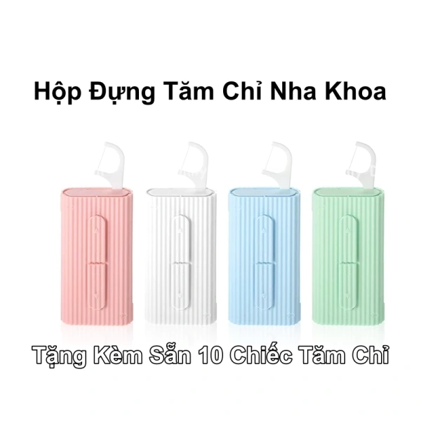 Hộp tăm chỉ nha khoa gọn gàng trong túi giúp duy trì vệ sinh răng miệng hàng ngày, nhưng một chi tiết nhỏ lại gây phiền.