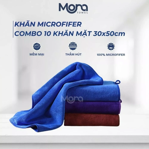 Khăn mặt mềm thấm đa năng khiến công đoạn chuẩn bị bàn nail vào sáng sớm trở nên nhanh gọn