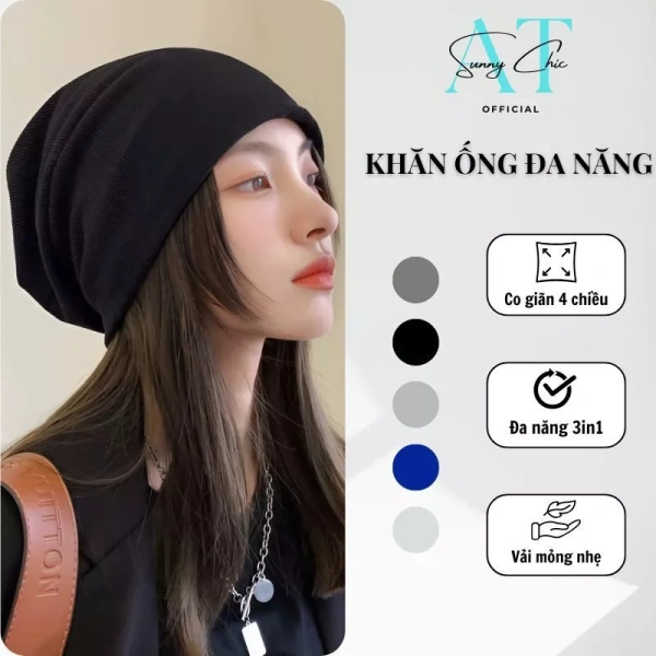 Khăn ống đa năng phong cách Hàn chỉ giữ ấm cổ thật hiệu quả khi kéo chặt, chi tiết ít người để ý.