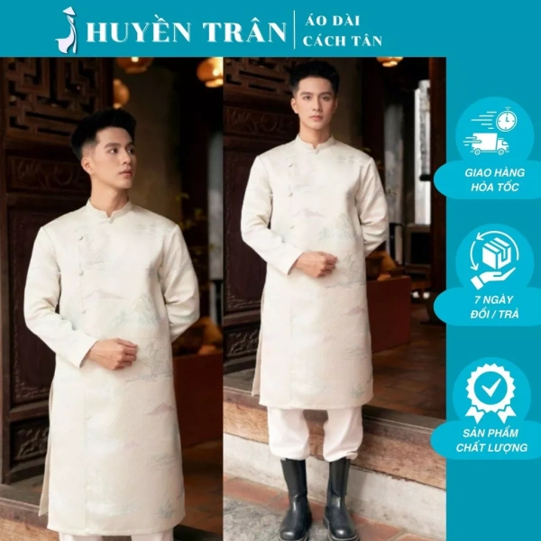 Khi áo dài nam cách tân hai lớp làm buổi lễ Tết trở nên sang trọng nhưng đồng thời khiến việc di chuyển trở nên hạn chế