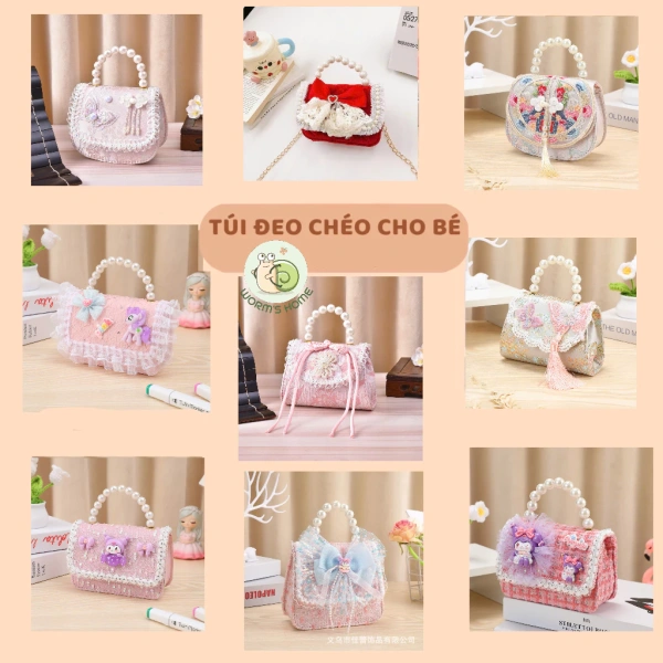 Khi bé chuyển từ túi nhựa sang túi đeo chéo mini vải dạ tweed, mẹ mới hiểu được lợi ích thực tế của quai đeo thời trang.