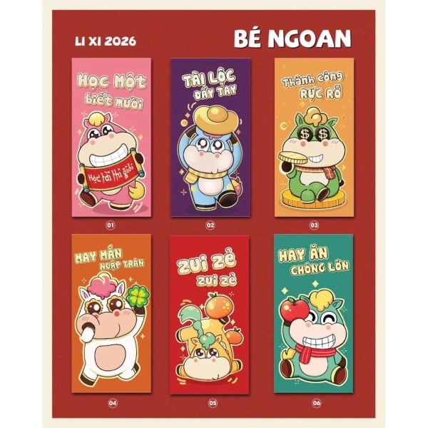 Khi bé háo hức mở bao lì xì hình ngựa, những chi tiết nhỏ lại khiến bố mẹ bất ngờ