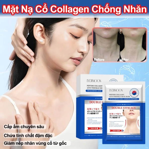 Khi bỏ qua mặt nạ cổ thường xuyên, da vùng cổ dễ thiếu ẩm, xuất hiện nếp nhăn và mất độ sáng.