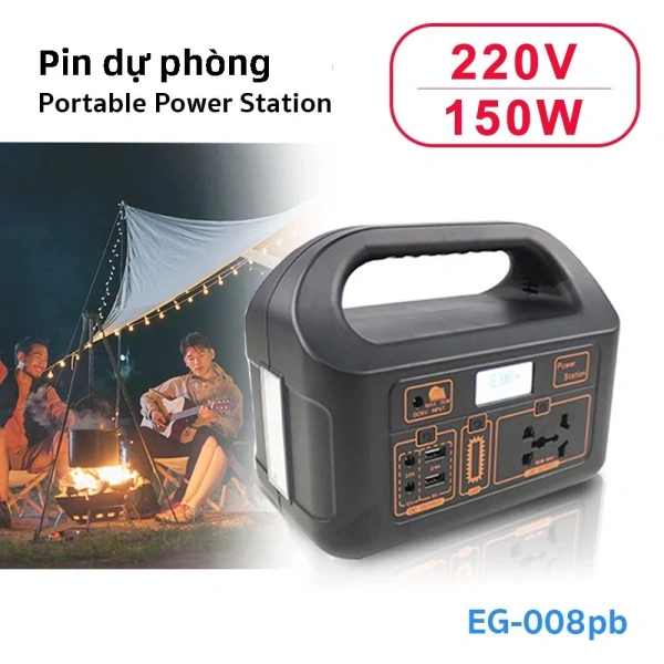 Khi đêm cắm trại không có ổ cắm, một nguồn sạc dự phòng công suất cao trở thành cứu cánh bất ngờ