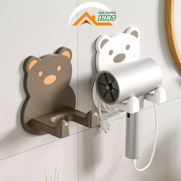 Khi giá đỡ máy sấy tóc treo tường giúp phòng tắm gọn gàng nhưng độ ẩm kéo dài lại để lại vết ẩm khó xóa.