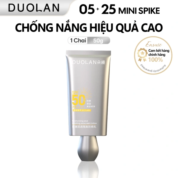Khi kem chống nắng SPF50 nhẹ mang lại làn da sáng nhưng lại để lại cảm giác bết dính suốt ngày