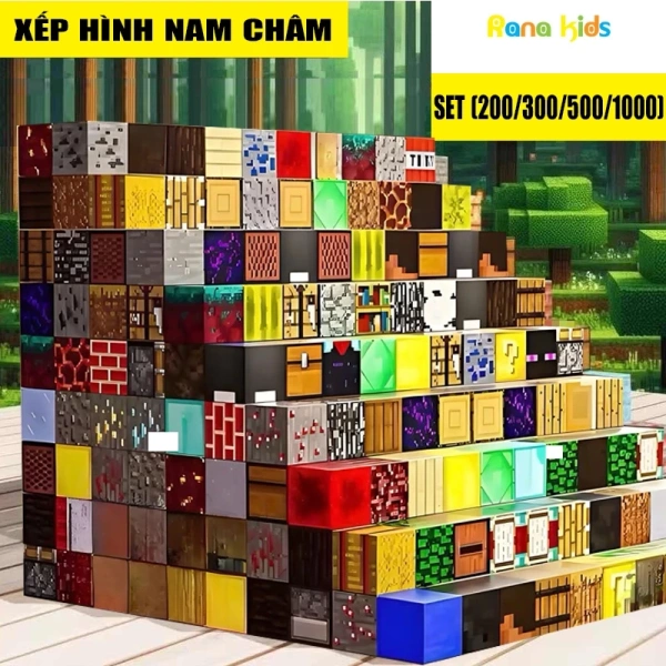 Khi khối nam châm trong hộp đồ chơi bất ngờ trở thành công cụ khám phá cấu trúc xây dựng cho trẻ.
