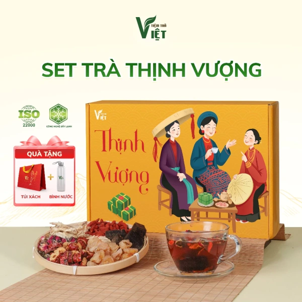 Khi mở quà Tết chứa trà gừng và trà gạo lứt, nhận ra hương vị giữ ấm lâu hơn mong đợi