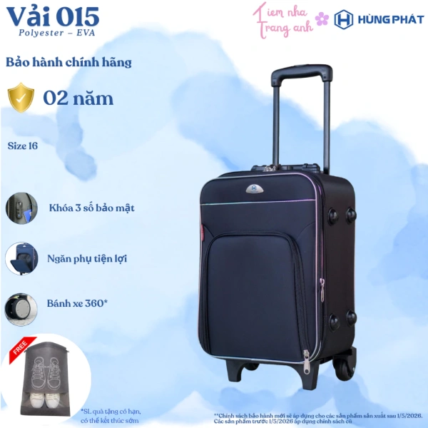 Khi một chiếc vali vải size 16 gọn nhẹ lại gây bất ngờ trong những chuyến du lịch dài