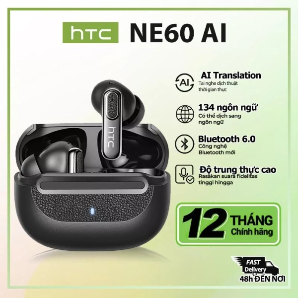 Khi tính năng dịch thuật AI và kết nối Bluetooth 6.0 đồng thời làm giảm thời lượng pin 32 giờ của tai nghe chống ồn.