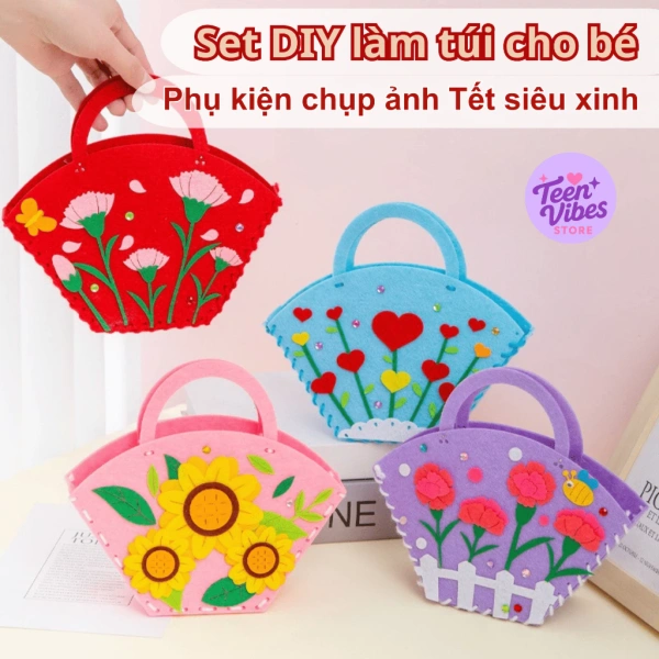 Khi túi DIY Tết thủ công vừa đơn giản vừa làm nổi bật những khung hình chụp ảnh gia đình năm 2026