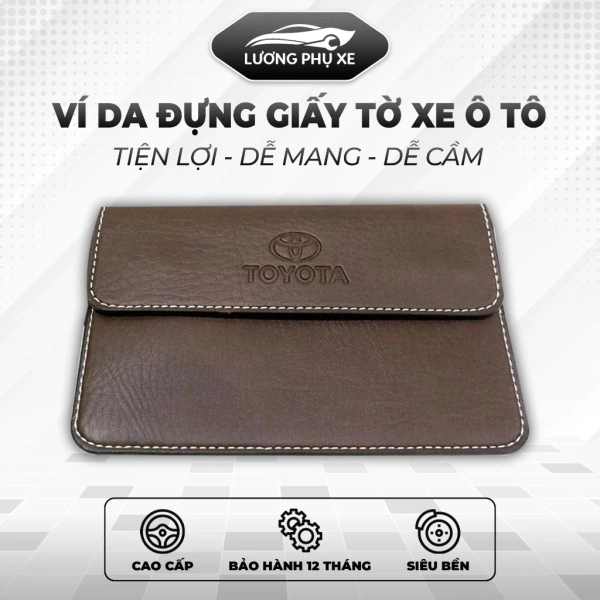 Khi ví da đựng giấy tờ xe hơi bám chặt tay, giấy đăng kiểm thường trượt ra ngoài chỉ trong những khúc gấp dừng đột ngột