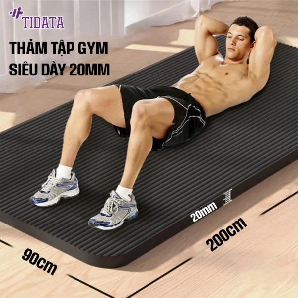 Không ai nghĩ rằng độ dày 20 mm của tấm lót tập gym lại quyết định cảm giác an toàn khi luyện tập ở nhà