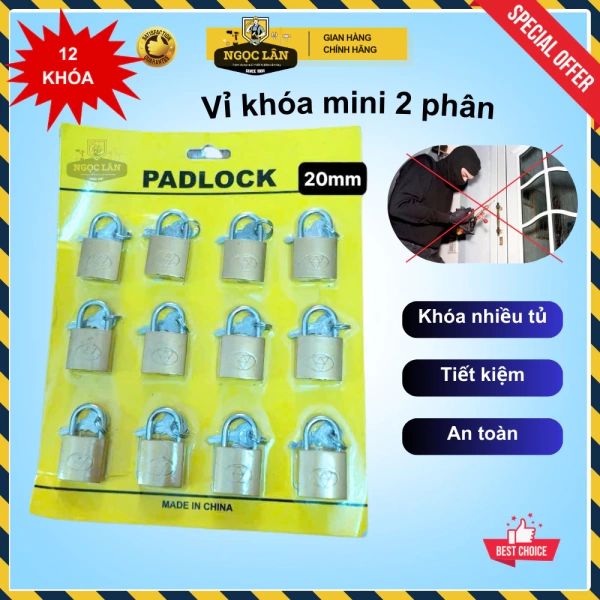 Không cân nhắc kích thước ổ khóa sơn nhủ khiến tủ locker và vali mini luôn rơi vào tình trạng lỏng lẻo