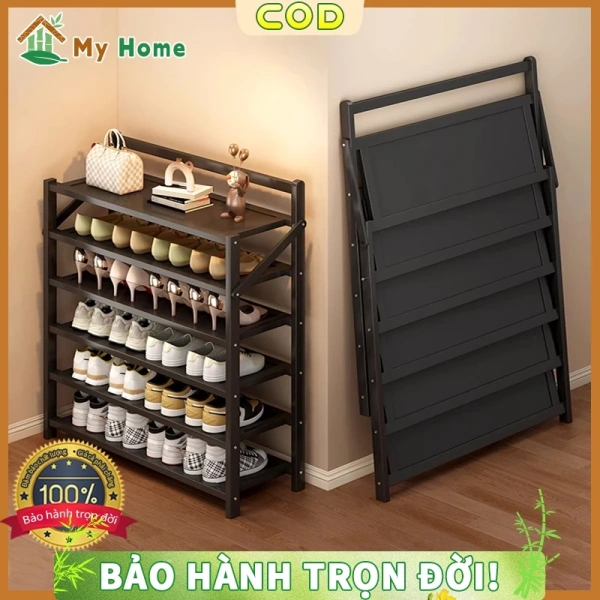 Không gian chật hẹp khiến bạn nhận ra giá trị của kệ giày gấp gọn không cần lắp ráp để tiết kiệm diện tích