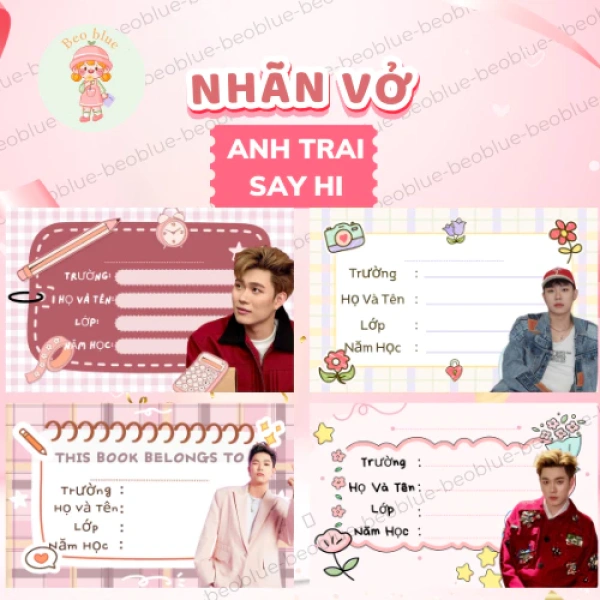 Kích thước 5.4×9.3 cm của nhãn vở in hình phong cách Hàn Quốc thực tế gây bất ngờ khi dùng hàng ngày.