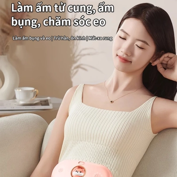Kỳ vọng giảm đau ngay khi dùng đai massage bụng chườm nóng, thực tế lại nhận được cảm giác ấm áp kéo dài suốt ngày