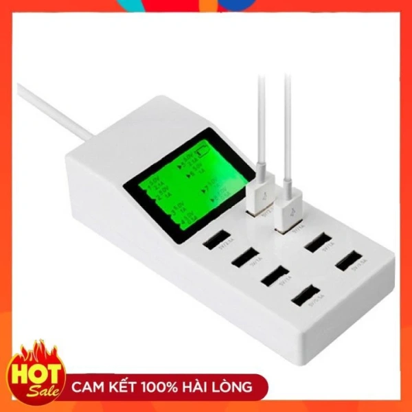 Màn hình LCD trên sạc đa cổng USB 40W có thực sự ảnh hưởng tới tốc độ sạc trong những ngày bận rộn không?