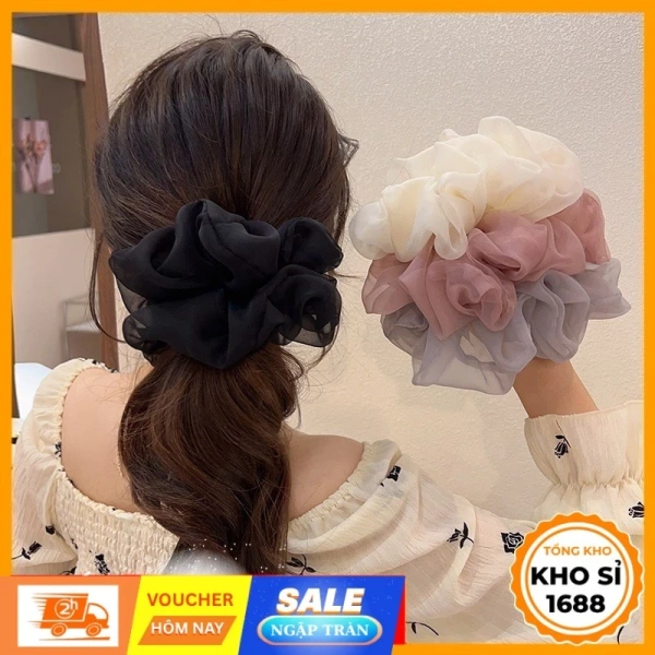 Mất độ co sau nhiều lần giặt, dây cột tóc vải mềm khiến tóc không giữ dáng như mong đợi