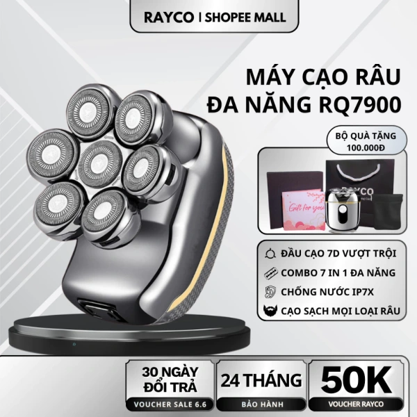 Máy cạo râu đa năng 7 lưỡi chống nước IPX7: Khi kỳ vọng cạo nhanh gặp thực tế thời gian sạc kéo dài và độ ồn bất ngờ