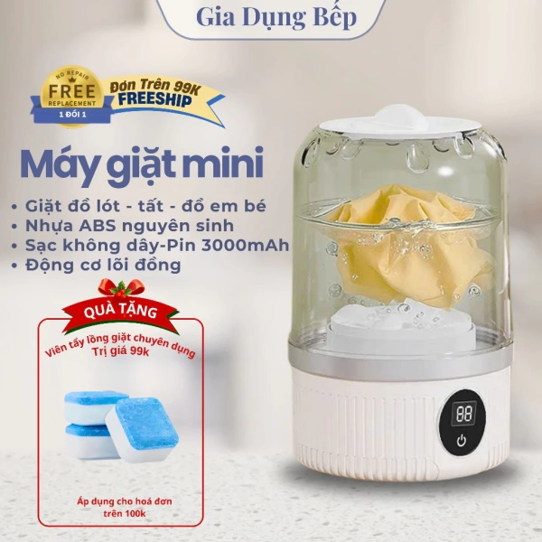 Máy giặt mini cầm tay thật sự thay đổi cách bạn chuẩn bị đồ lót cho những chuyến du lịch cuối tuần?