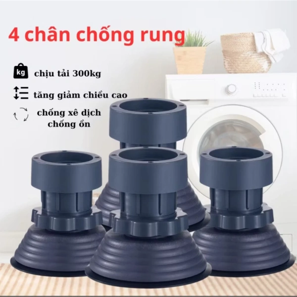 Máy giặt, tủ lạnh hay máy lọc nước có thực sự cần đệm cao su chống rung để giảm tiếng ồn trong phòng khách không?