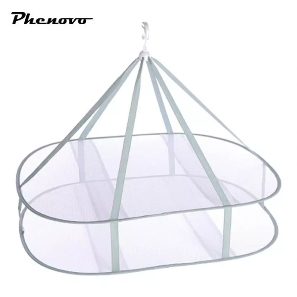 Máy sấy quần áo gập lại tiết kiệm không gian, nhưng đặt trong phòng tắm lại làm độ ẩm nhà tăng bất ngờ.
