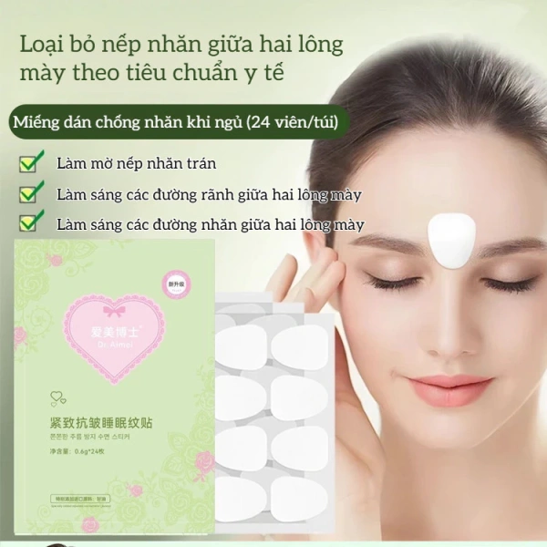 Miếng dán ngủ dưỡng ẩm có thể giảm nếp nhăn ban đêm, nhưng da quanh mắt lại nhạy cảm hơn vào buổi sáng