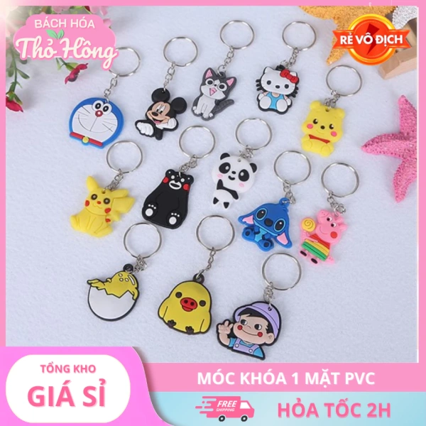 Móc khóa PVC một mặt giá siêu rẻ thường bền hơn cảm giác lo lắng ban đầu