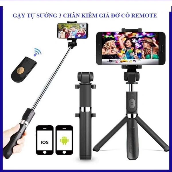Mong đợi và thực tế khi dùng gậy chụp ảnh 3 chân bluetooth trong các buổi livestream gia đình