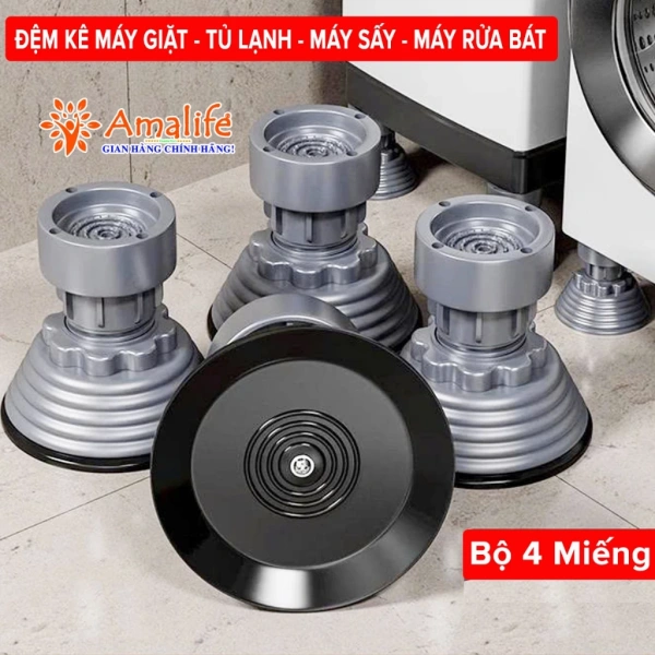 Một bộ chân kê chống rung lắc có thể biến tiếng ồn của máy giặt và tủ lạnh thành không gian yên tĩnh