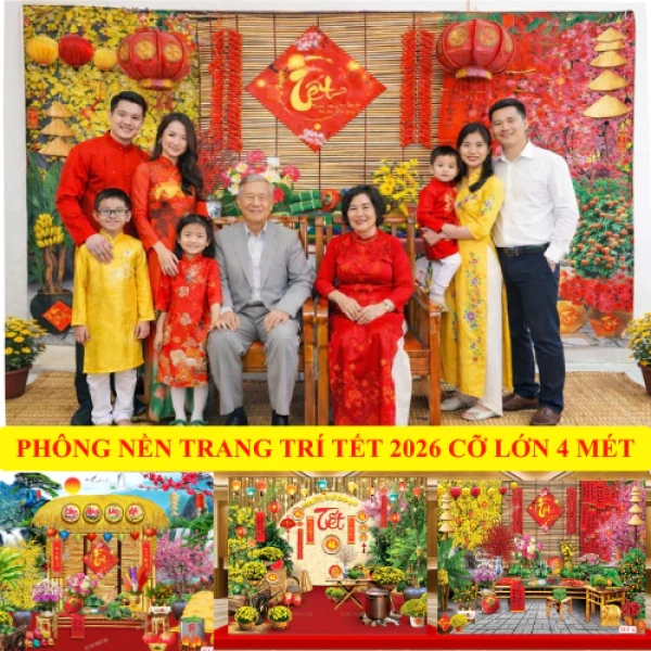 Một bức tranh Tết decor nhà cửa làm bừng sáng không gian, nhưng ánh sáng phòng lại trở thành cạm bẫy bất ngờ