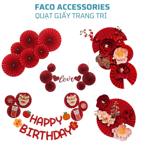 Một cách sắp xếp đơn giản của quạt giấy đỏ có thể biến phòng khách thành không gian Tết 2026 đầy sinh động