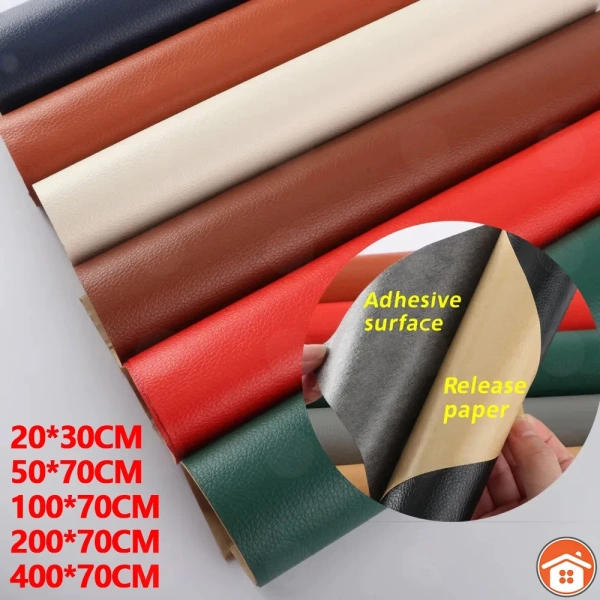 Một miếng dán da PU cỡ lớn có thể biến chiếc ghế sofa cũ thành điểm nhấn hiện đại – cảm giác bất ngờ sau khi lắp đặt