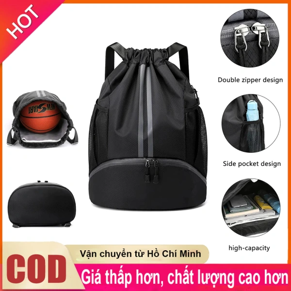 Một ngăn giày riêng trong balo thể thao đa năng chống nước có thể thay đổi cách chuẩn bị cho mỗi buổi tập