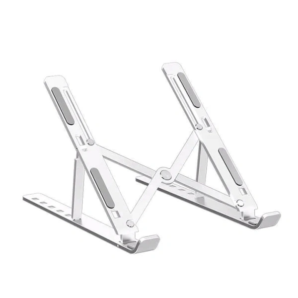 Nâng cao laptop bằng giá đỡ nhôm điều chỉnh được vừa giảm căng cổ, vừa giúp đế tản nhiệt hoạt động hiệu quả hơn
