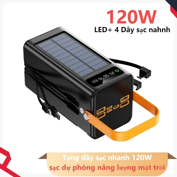 Năng lượng mặt trời sạc dự phòng 90000mAh: Khi sạc nhanh 120W vẫn gặp giới hạn trong những chuyến cắm trại kéo dài