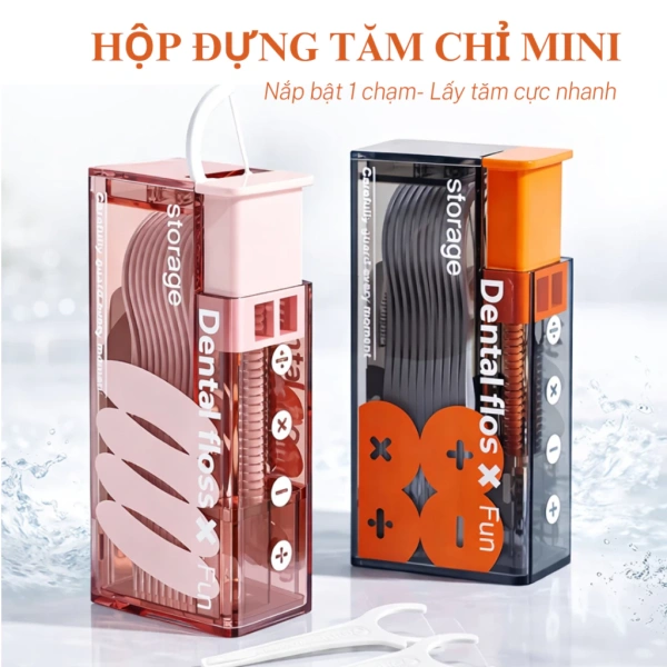 Nắp bật một chạm trên hộp đựng tăm chỉ mini thực sự ngăn bụi hiệu quả hơn dự đoán