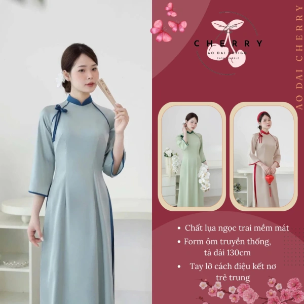 Nhận ra áo dài lụa nhẹ mát không chỉ đẹp trong lễ hội mà còn giữ cảm giác thoáng mát suốt ngày làm việc